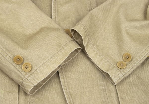 Y's for men Cotton Dahlia Print Peaked Jacket Beige Size 4