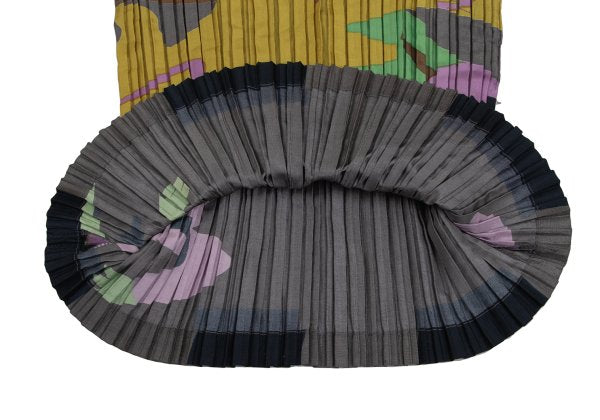 ISSEY MIYAKE Graphic Print Pleated Tank Top Multi Size M