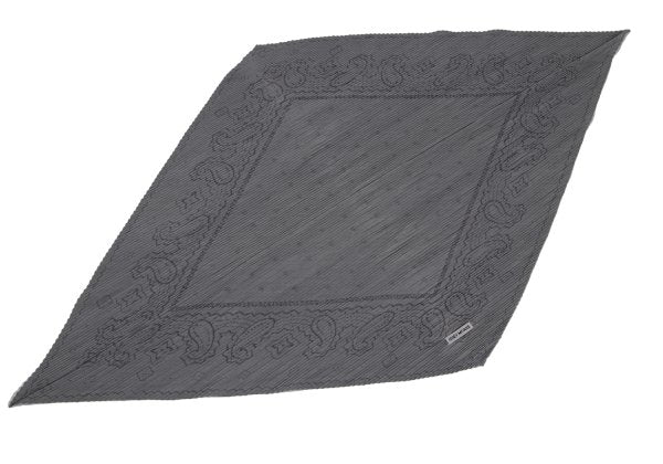 ISSEY MIYAKE Paisley Print Scarf Gray