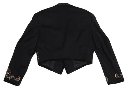 YOSHIYUKI KONISHI Pile Trim Jacket Black/Gold Size L