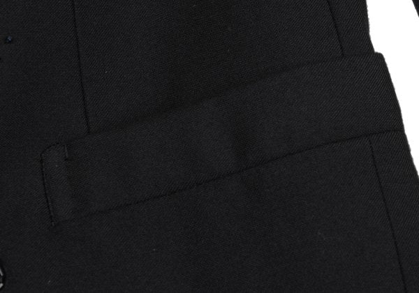 YOSHIYUKI KONISHI Wool Blend Bijou Stand Jacket Black Size M