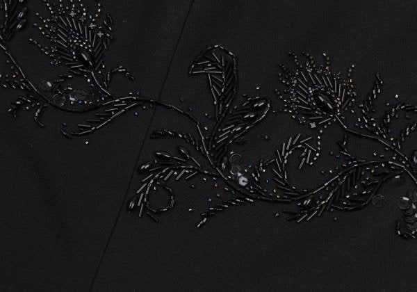 YOSHIYUKI KONISHI Wool Blend Bijou Stand Jacket Black Size M