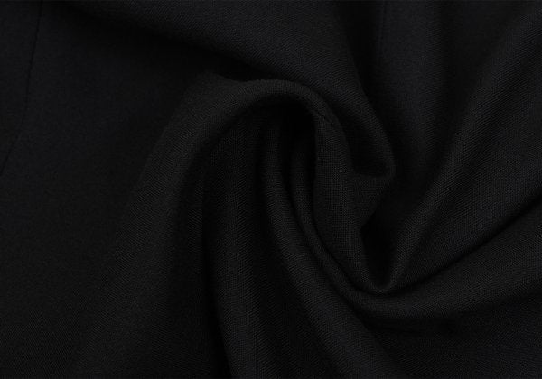 YOSHIYUKI KONISHI Wool Blend Bijou Stand Jacket Black Size M