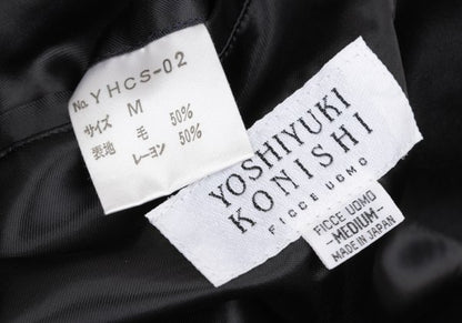 YOSHIYUKI KONISHI Wool Blend Bijou Stand Jacket Black Size M
