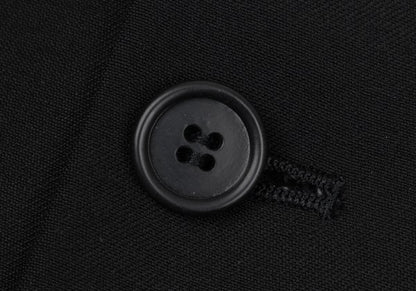 JUNKO KOSHINO Front Embroidery Wool Jacket Black/Gold Size M
