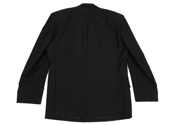 JUNKO KOSHINO Front Embroidery Wool Jacket Black/Gold Size M