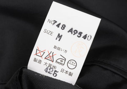JUNKO KOSHINO Front Embroidery Wool Jacket Black/Gold Size M