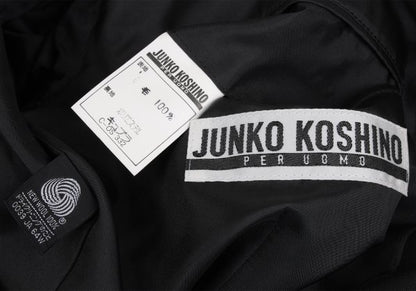 JUNKO KOSHINO Front Embroidery Wool Jacket Black/Gold Size M