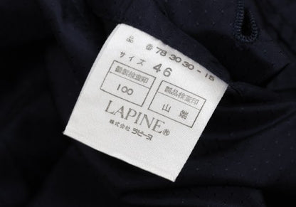 CLAUDE MONTANA Front Tuck Design Wool Jacket Navy Size 46