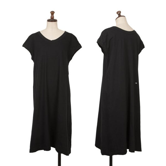 45rpm Cotton Sleeveless Tunic Black Blouse Size 2