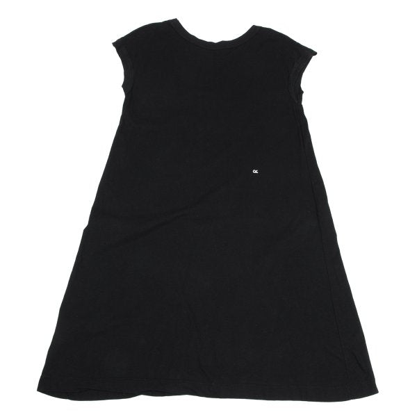 45rpm Cotton Sleeveless Tunic Black Blouse Size 2