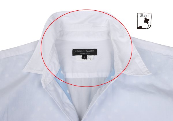 COMME des GARCONS HOMME PLUS Front Dot Shirt White Size M