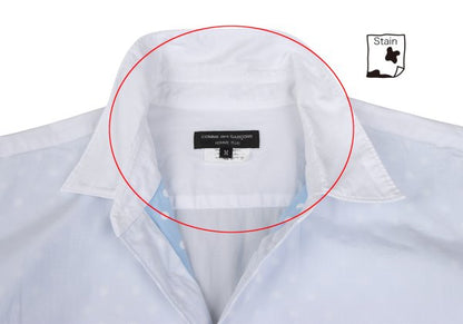 COMME des GARCONS HOMME PLUS Front Dot Shirt White Size M
