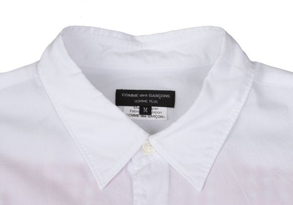 COMME des GARCONS HOMME PLUS Back Gingham Shirt White Size M
