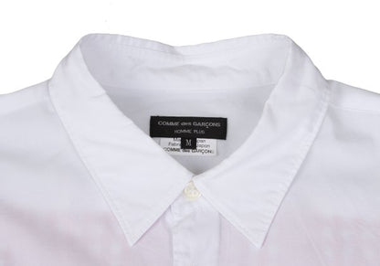 COMME des GARCONS HOMME PLUS Back Gingham Shirt White Size M