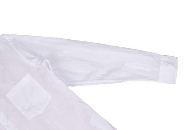 COMME des GARCONS HOMME PLUS Back Gingham Shirt White Size M