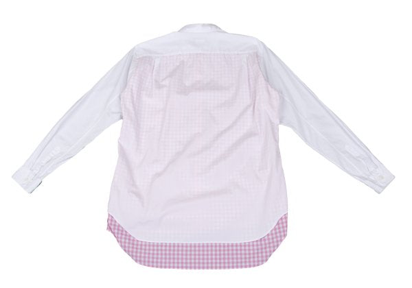 COMME des GARCONS HOMME PLUS Back Gingham Shirt White Size M