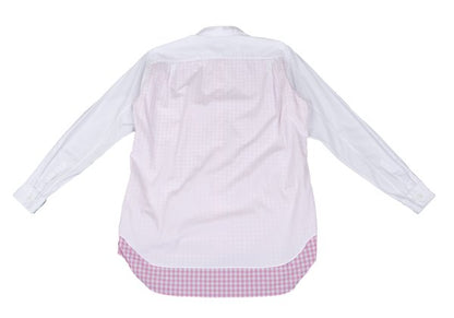 COMME des GARCONS HOMME PLUS Back Gingham Shirt White Size M