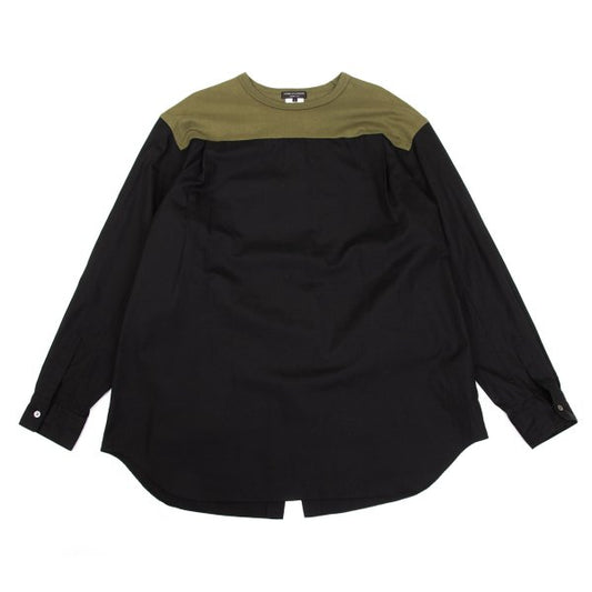 COMME des GARCONS HOMME PLUS Jersey Panel Shirt Khaki Size L