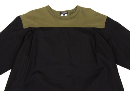 COMME des GARCONS HOMME PLUS Jersey Panel Shirt Khaki Size L