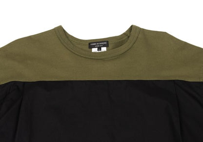 COMME des GARCONS HOMME PLUS Jersey Panel Shirt Khaki Size L