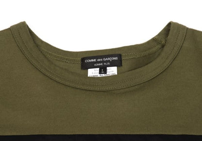 COMME des GARCONS HOMME PLUS Jersey Panel Shirt Khaki Size L