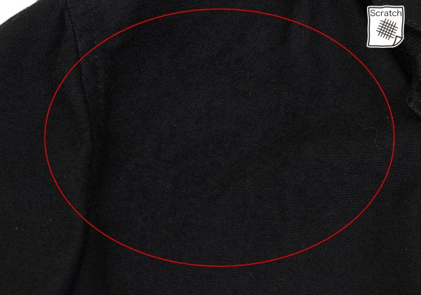 COMME des GARCONS HOMME Garment Dyed Nylon Coat Black Size M