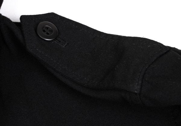 COMME des GARCONS HOMME Garment Dyed Nylon Coat Black Size M