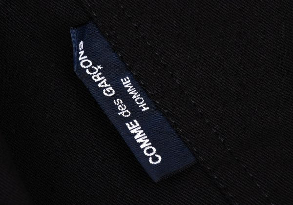 COMME des GARCONS HOMME Cotton Gabardine Pants Black Size L