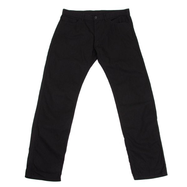 COMME des GARCONS HOMME Cotton Gabardine Pants Black Size L