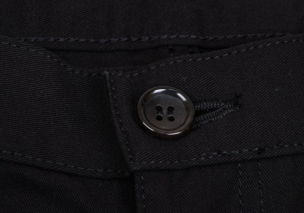 COMME des GARCONS HOMME Cotton Gabardine Pants Black Size L