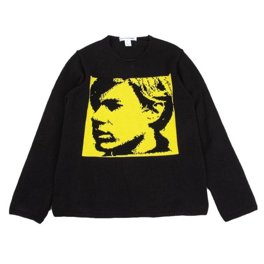 Andy Warhol x COMME des GARCONS SHIRT 24SS Andy Intarsia Sweater Size L