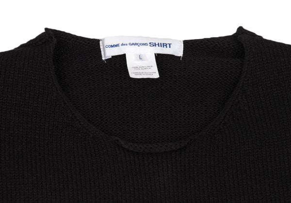 Andy Warhol x COMME des GARCONS SHIRT 24SS Andy Intarsia Sweater Size L