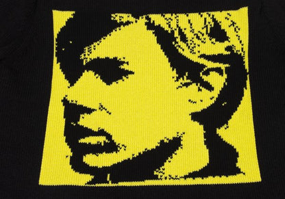 Andy Warhol x COMME des GARCONS SHIRT 24SS Andy Intarsia Sweater Size L