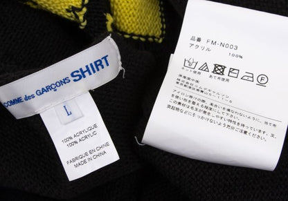 Andy Warhol x COMME des GARCONS SHIRT 24SS Andy Intarsia Sweater Size L
