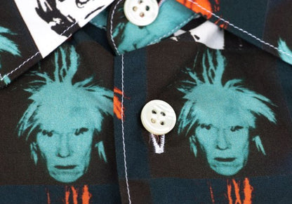COMME des GARCONS SHIRT 24SS Andy Warhol Shirt Green Size S