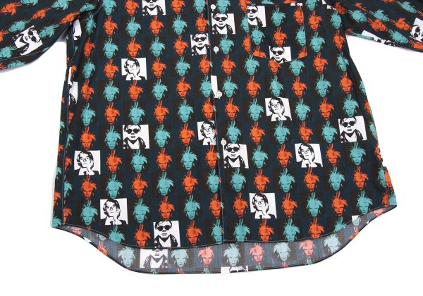 COMME des GARCONS SHIRT 24SS Andy Warhol Shirt Green Size S