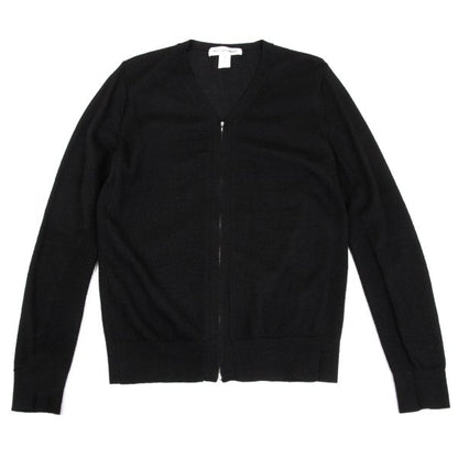 COMME des GARCONS SHIRT Wool Zip Knit Cardigan Black Size M