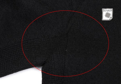 COMME des GARCONS SHIRT Wool Zip Knit Cardigan Black Size M