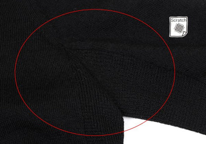 COMME des GARCONS SHIRT Wool Zip Knit Cardigan Black Size M