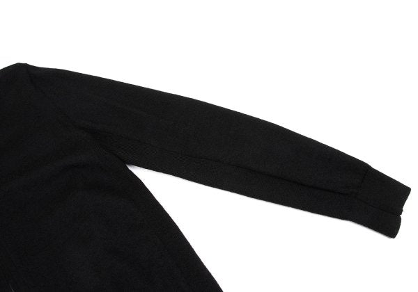 COMME des GARCONS SHIRT Wool Zip Knit Cardigan Black Size M