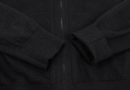 COMME des GARCONS SHIRT Wool Zip Knit Cardigan Black Size M
