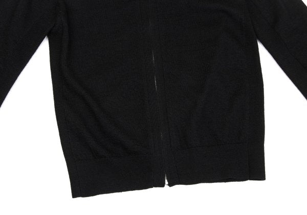 COMME des GARCONS SHIRT Wool Zip Knit Cardigan Black Size M