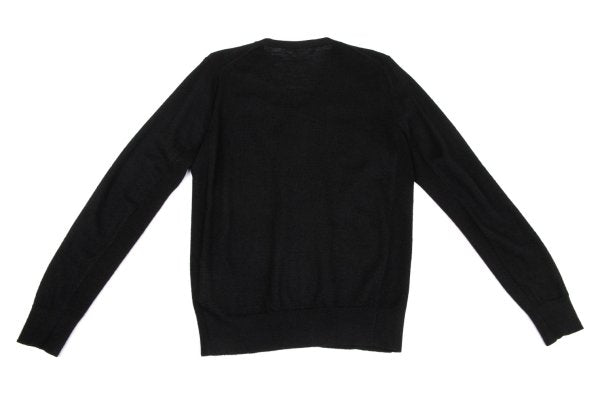 COMME des GARCONS SHIRT Wool Zip Knit Cardigan Black Size M