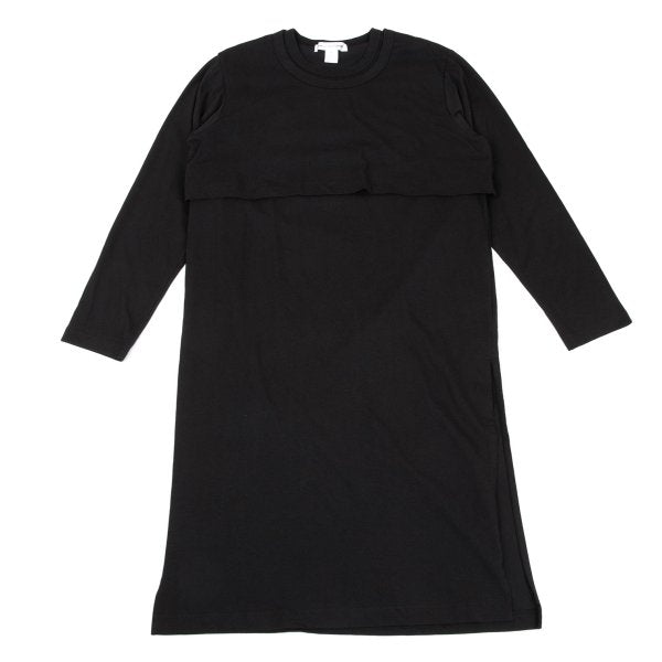 COMME des GARCONS SHIRT Layered Long Sleeve Black Size L