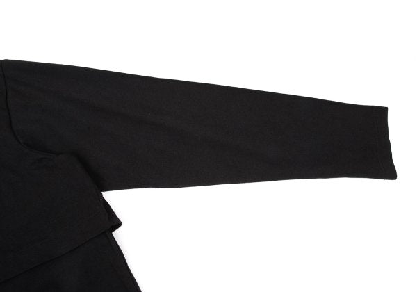 COMME des GARCONS SHIRT Layered Long Sleeve Black Size L