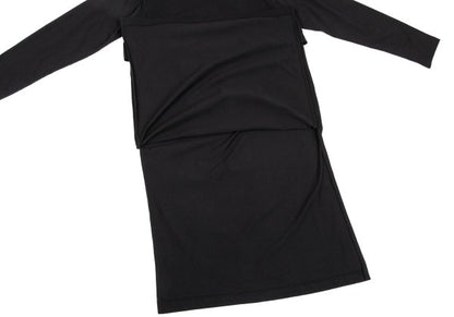 COMME des GARCONS SHIRT Layered Long Sleeve Black Size L
