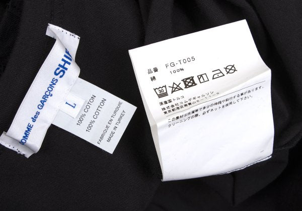 COMME des GARCONS SHIRT Layered Long Sleeve Black Size L