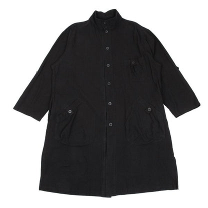 Yohji Yamamoto POUR HOMME 23SS Cotton Shirt Black Size 3