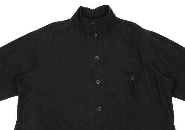 Yohji Yamamoto POUR HOMME 23SS Cotton Shirt Black Size 3